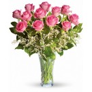 Sweet Candy Rose - Buchet de 11 trandafiri roz