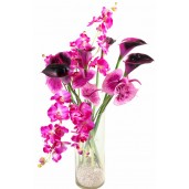 Purple Passion - Buchet din orhidee si cale