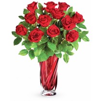 Aroma Dragostei – Buchet cu 13 trandafiri rosii